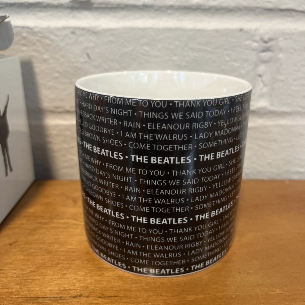 Coalport Characters the Beatles mug Song Titles - Picture 8 of 9